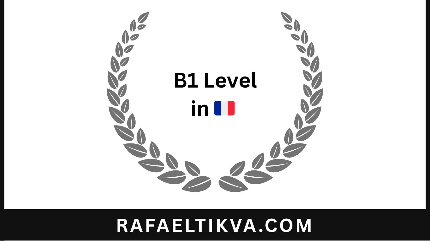 Pass a B1 level test in French